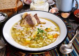 Beef Barley Soup image