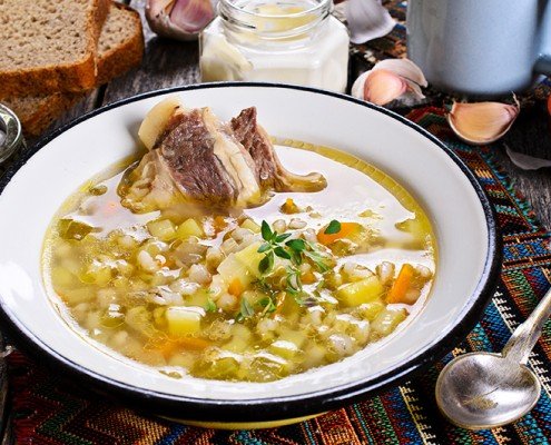 Beef Barley Soup image