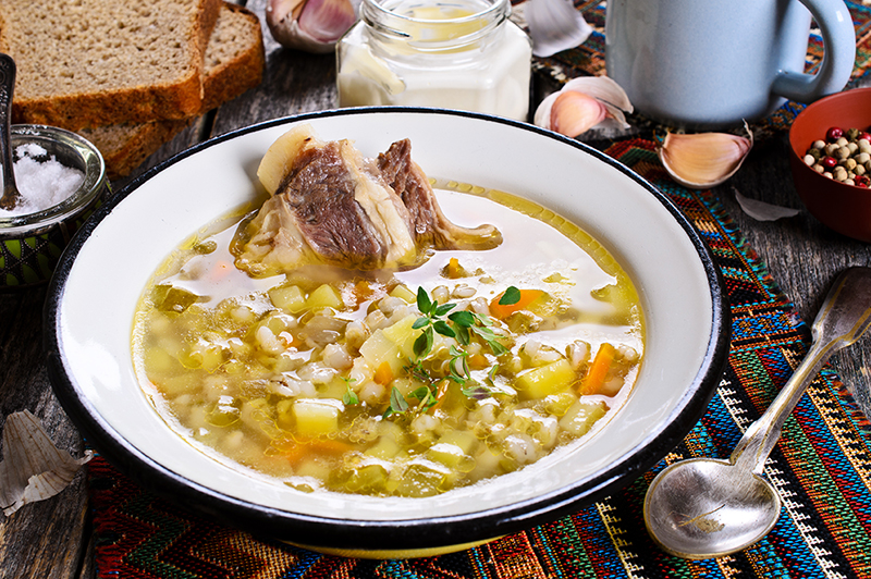 Beef Barley Soup image