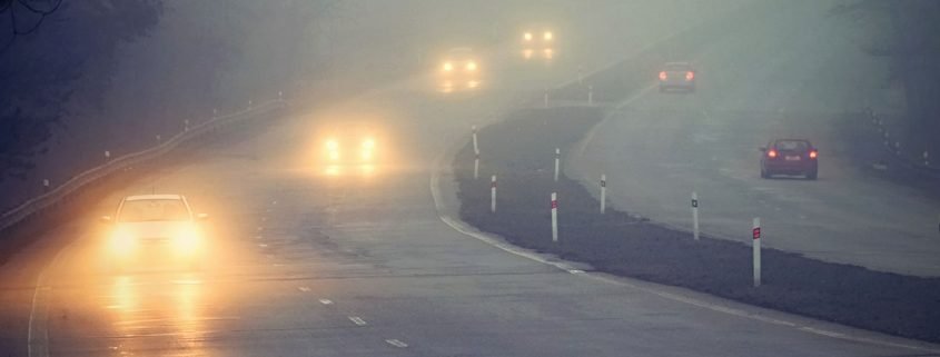 Safety photo driving in fog